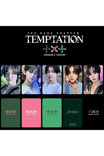 Kpop Dünyasi Txt Yeonjun ''Temptation'' Album Card Set