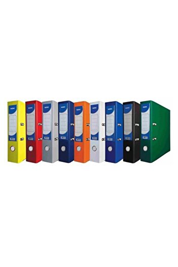 Noki 5 Pieces Red Narrow Plastic Folder