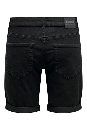 Only & Sons Only&sons Чоловічі шорти Onsply Чорні 4328 Шорти 22024328