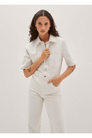 MANGO Woman Jumpsuit Lightweight and Fashionable Design
