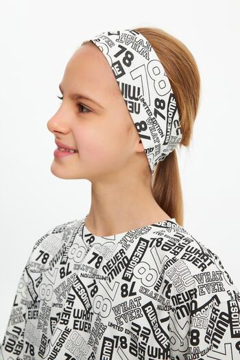 Babygiz Girl's Cotton Combed Anti-Slip Ultra Light Flexible Patterned Hair Band Bandana