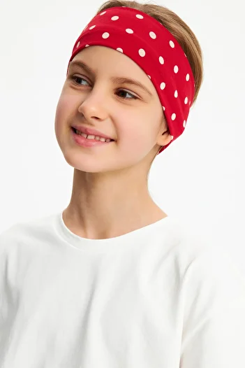 Babygiz Girl's Cotton Combed Cotton, Anti-Slip, Anti-Sweat, Ultra Light, Flexible Patterned Hair Band Bandana