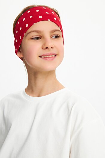 Babygiz Girl's Cotton Combed Cotton, Anti-Slip, Anti-Sweat, Ultra Light, Flexible Patterned Hair Band Bandana