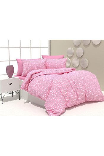 MERTİM Easy-Iron Patterned Duvet Cover Set