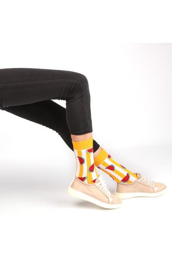 Esinti Men's Socks Women's Socks Long Colorful Patterned Scented Socks