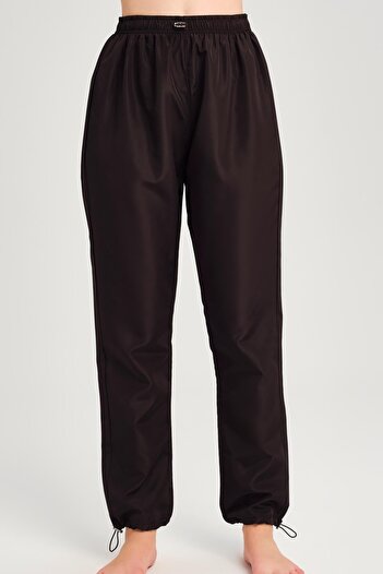 Haşema Woven Black Trousers