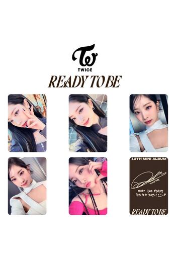 Kpop Dünyasi Twıce Dahyun '' Ready To Be '' Album Kart Seti