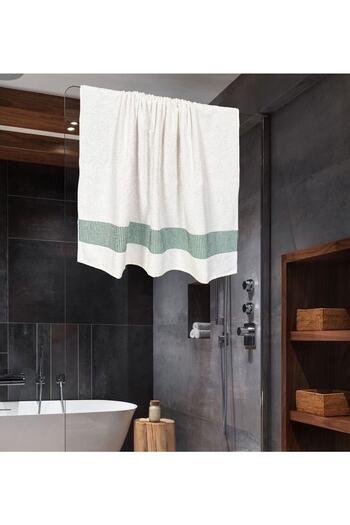 Lucy and Home White Shower Towel 100x150 Cm