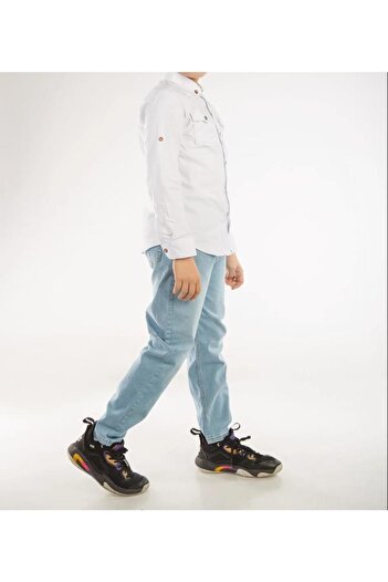 FATELLA Boy's Lycra Flexible Basic Jeans