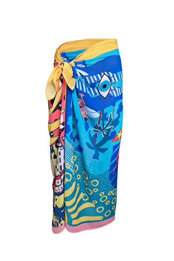 Bolder Emily Miami Silk Chiffon Pareo