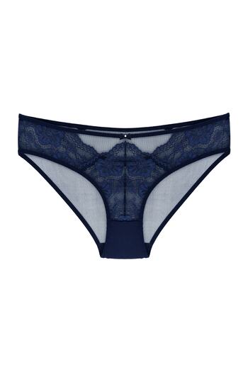 Zena 5-Piece Back Tulle Lace Front Fancy Women's Slip Panties