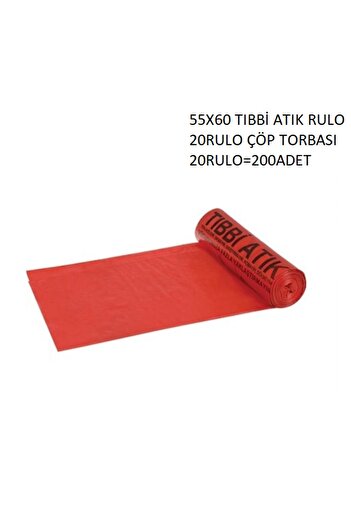 ponti Medical Waste Garbage Bag Small Size 55x60 20rolls