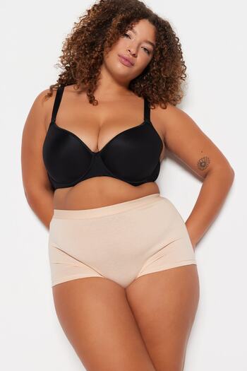 Trendyol Curve Pachet de 2 boxer cu piele neagră TBBSS23CM00025