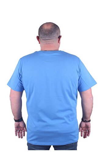 MocGrande Tricou cu decolteu mare New York City 23125 Albastru