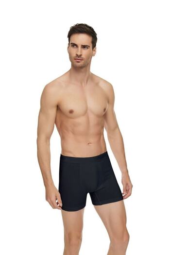 Tutku Black Men's Elastane Boxers