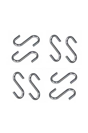 vomex 8 Pieces of Es Hook Hooks for Hanging Ladles on the Kitchen Hanger Pipe