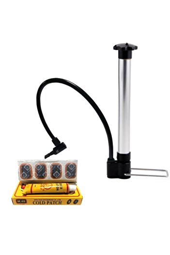HSGL Bisiklet Motorsiklet Pompa Ve M48 Yama Set