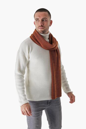 CHUBA Men's Thessaloniki Knitted Knitwear Scarf Cinnamon 22w853