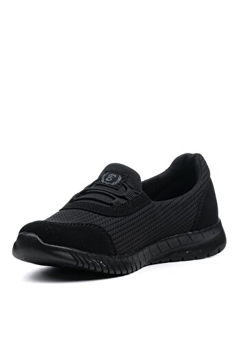 BlackSea Women's Black Sports Ballerinas Anatomical Soft Sole Daily Walking Women's Sneakers Sports Shoes