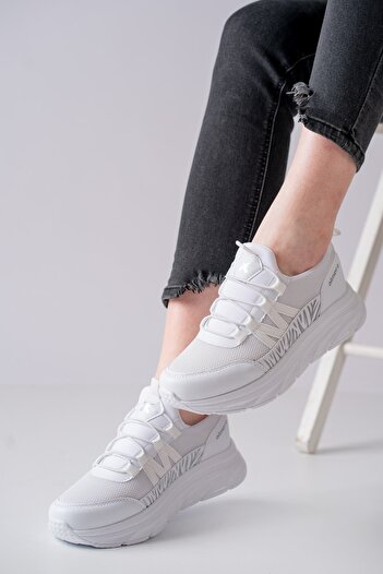 LETAO Women's White Casual Sports Sneakers Walking Shoes
