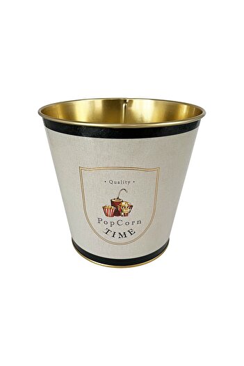 EVLE Metal Popcorn Box - Popcorn Bucket 13.5 Cm, Azura Er149-3o
