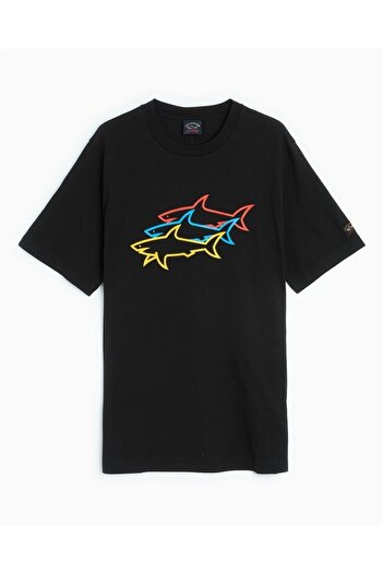 PAUL&SHARK Ανδρικό πλεκτό μπλουζάκι C.w. Βαμβάκι