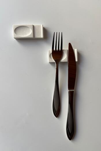 sin istanbul 2-Piece Fork - Knife Rest White