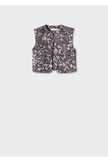 MANGO Woman Purple Vest