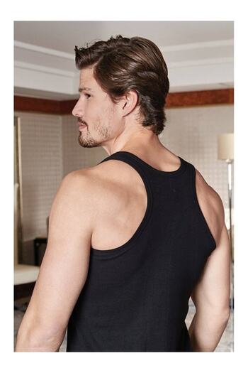 Berrak 1029 Men's Lycra Rambo Undershirt 9 Pack