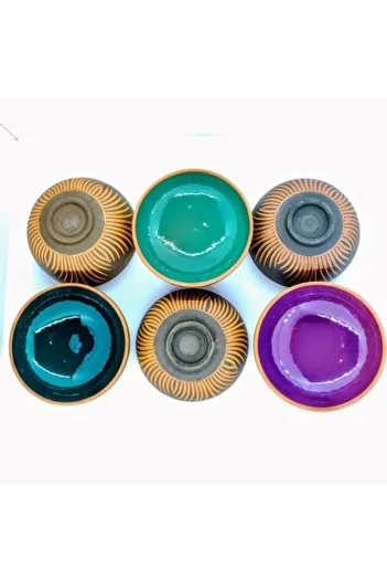 çömlek diyarı Patterned Soup Bowl