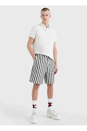 Tommy Hilfiger Bej Erkek Polo T-shirt Mw0mw17770ac0