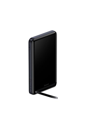 Baseus Mgsafe Overseas 20w 10.000 Mah Powerbank reîncărcabil fără fir cu funcție de suport Albastru