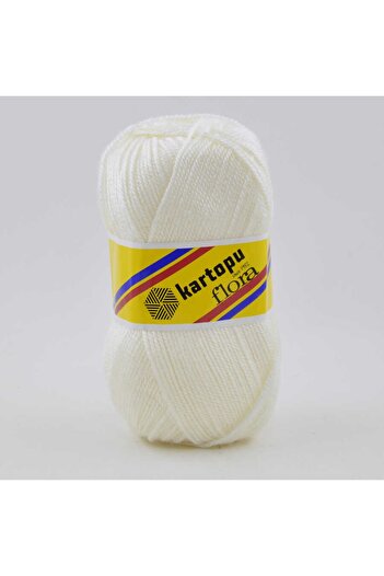 Kartopu Flora K013 5 Pieces Booties Rope Ecru