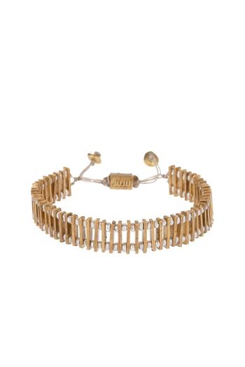 Juju Bronze Ladder Bracelet With Gemstones