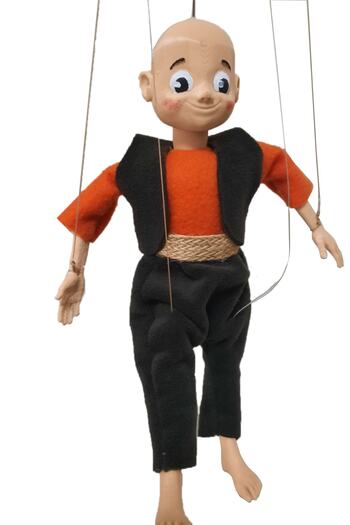 Uçaneller Kuklaevi Stringed Keloğlan Puppet