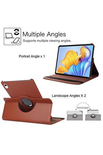 GoGoPlus İpad 11. Nesil A16 11inç/10.nesil 10.9inç 2025 Uyumlu Dönebilen Standlı Kapaklı Tablet Uyumlu Kılıfı
