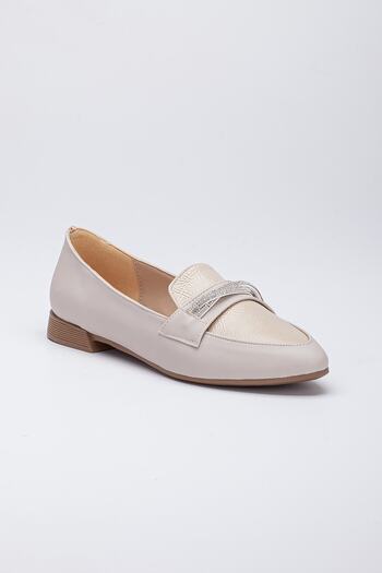 Freemax Women's Summer Comfortable Light Ballerina Shoes Beige