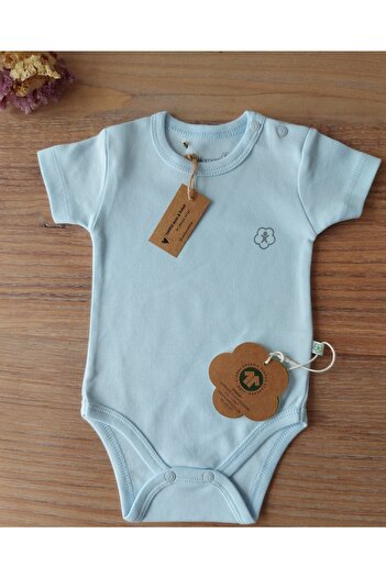 Biorganic Biorganik Basic Kısa Kollu Bebek Body - % 100 Organik Pamuklu
