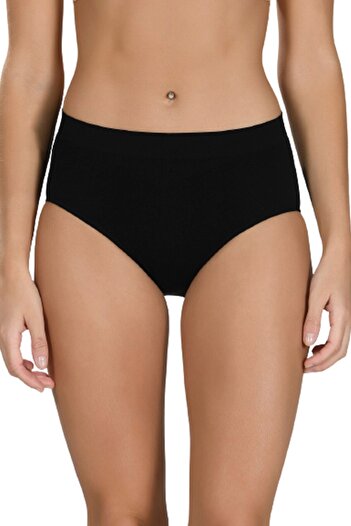 NBB Women's Black Seamless Gathering Panties 2006 3-Piece