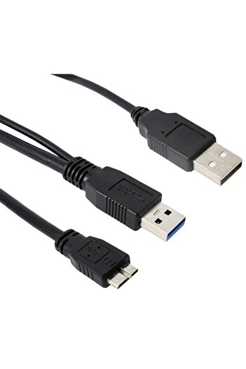 Alfais 4574 Micro Usb 3.0 Hdd Harddisk Bağlantı Veri Ara Y Kablosu (1.5 Metre)