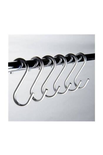 vomex 8 Pieces of Es Hook Hooks for Hanging Ladles on the Kitchen Hanger Pipe