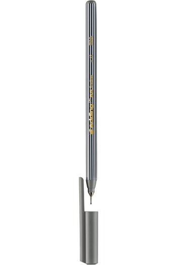 Edding Gray Tip Fineliner Felted Pen 0.3mm - Pack of 10 - 55 Thin