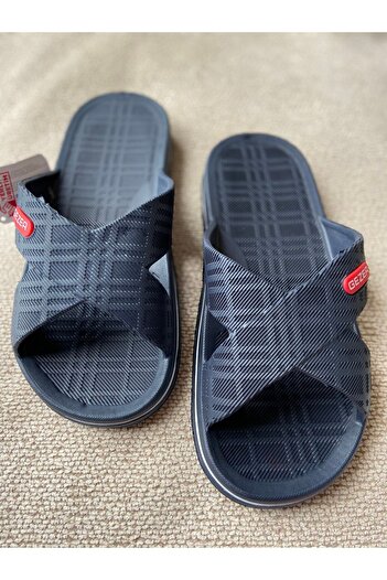GEZER Lightweight Comfortable Soft Sole Bathroom Balcony Garden Men's Slippers