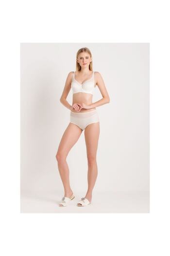 Magic Form Talie Înaltă 783 Model Tulle Chiloți Largi - Ecru
