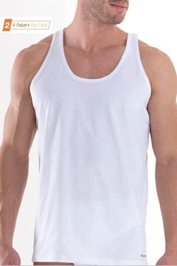 Blackspade Men's 100% Cotton Economic Pack of 2 Undershirts