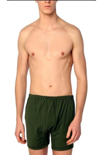 Seher Yıldız Green Seher Ylıdız 12 Pack Green Men's Long Underpants