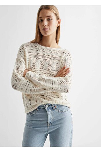 Mango Teen White Sweater with Skirt for