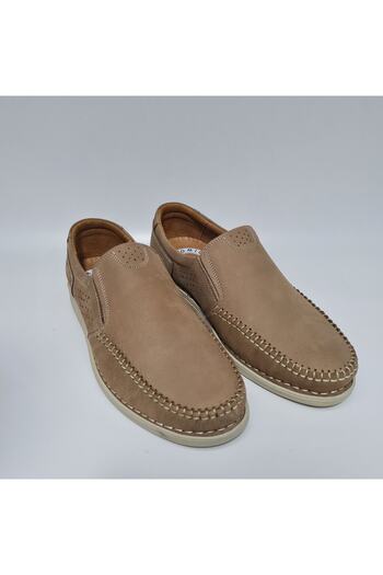 KOMCERO Laceless Stitched Model Orthopedic Anatomical Leather Lightweight Daily Shoes Y015-175