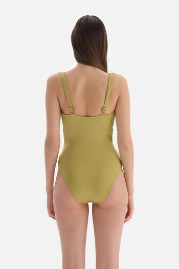 Dagi Pistachio Green Deep V Swimsuit