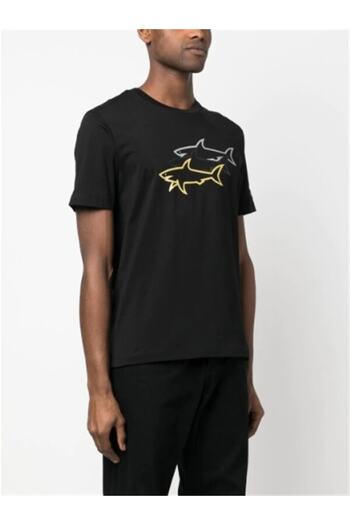 PAUL&SHARK Men's K knitted T-shirt - C.w.Cotton